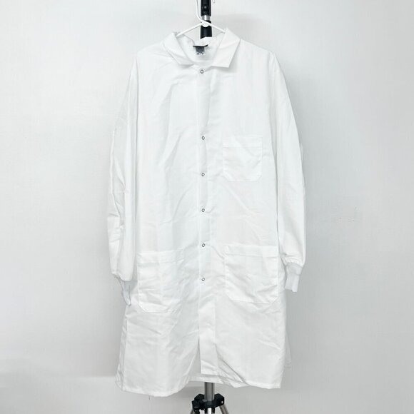 NEW Red Kap Professional Unisex Specialized Cuff Lab Coat w/ 3 pockets Sz XL - Picture 2 of 9